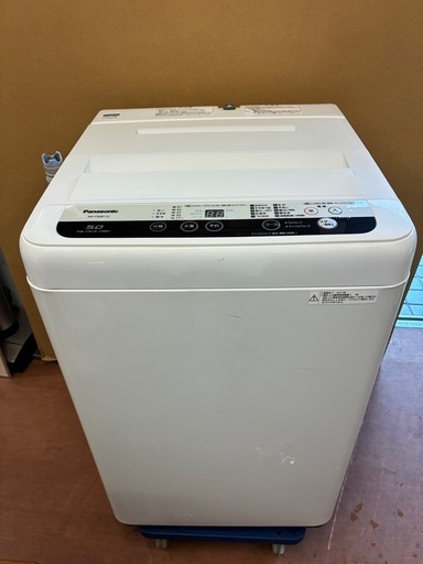 ★5.0Kg★ Panasonic パナソニック 全自動電気洗濯機 2017年製 NA-F50B11C ※水洗い清掃済み