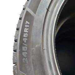★未走行品ラベル付き★245/45R17 BRIDGESTONE BLIZZAK VRX3☆2022年製☆スタッドレス☆４本セットの画像