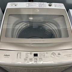 【愛品館江戸川店】保証充実　AQUA　2022年製　7.0kg全自動洗濯機　AQW-S7MBKの画像