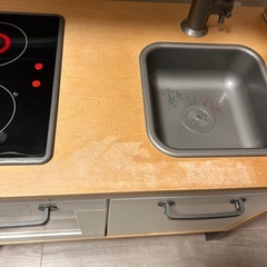 IKEA　キッチンおもちゃ IHコンロ付き の画像
