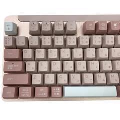 186000 Logicool ロジクール 美品 SIGNATURE K855 箱付き ワイヤレス メカニカルキーボード 無線タイプ タイピング  ローズ [250930HM060009]の画像