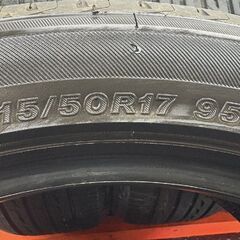 BS BRIDGESTONE REGNO GR-Xll X2 215/50R17 17インチ 夏タイヤ 4本 21年製 バリ溝 ウィッシュ プリウスα リーフ等　(STC052)の画像