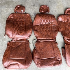 ハイエース200系　ビンテージ風シートカバーの画像