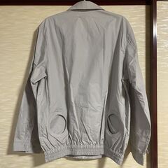 空調服　長袖　WILDYAK　サイズM　ポリエステル　65％　綿　35％　ライトグレー　保管品の画像