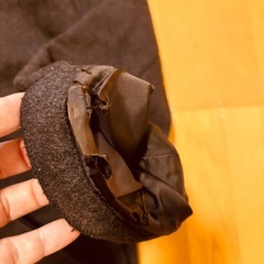 ラルフローレン　チャコールグレー フード付きウールコートの画像