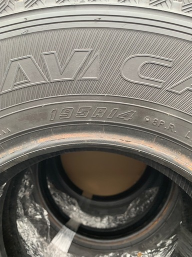 195R14 8PR タイヤ 2020年製4本  　　　　
