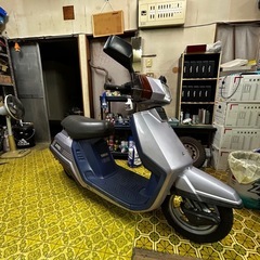 美車 ヤマハ アクティブスポーツ ローダウン タコ付35r ジョグ ペリカン 旧車 旧原付の画像