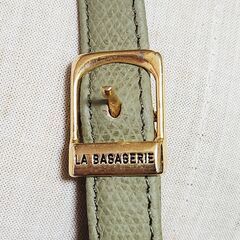 ほぼ未使用品。LA BAGAGERIE(ラ バガジェリー) リアルレザーの美しく上品なかっちりスタイルバッグ、いかがでしょうか？の画像