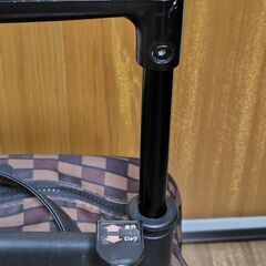 【まだ受付中･送付可能】中古 *ショッピングカート ショッピングキャリー メロディ プリティ (横押しタイプ)  安全ロック付 茶系 島製作所 早い者勝ちです✨✨の画像