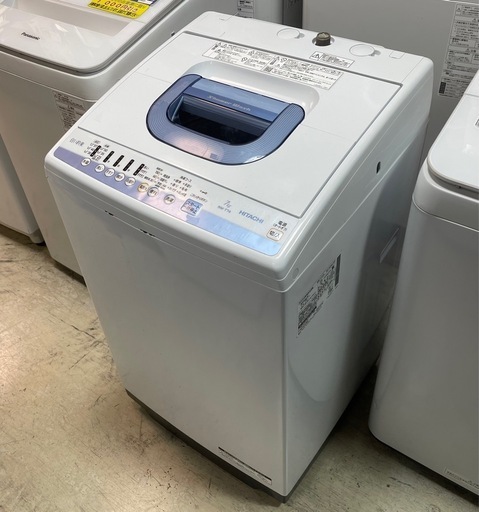 HITACHI 7.0kg 簡易乾燥付 洗濯機 NW-T74 2019年製 塗装剥げあり 中古品