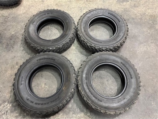 ジムニー ヨコハ ジオランダーMT ワイルドトラクションG001 7.00R16 中古４本セット　JA11 JA12 JA22 JB23 JB33 JB43 JB64 JB74 JC74