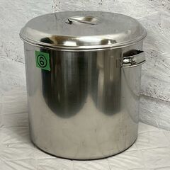 業務用 ステンレス製 寸胴鍋 両手鍋 厨房 厨房機器 店舗 店舗用品 調理器具 キッチン用品 ステンレス鍋 調理鍋 ⑥ A0641の画像