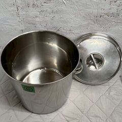 業務用 ステンレス製 寸胴鍋 両手鍋 厨房 厨房機器 店舗 店舗用品 調理器具 キッチン用品 ステンレス鍋 調理鍋 ⑥ A0641の画像