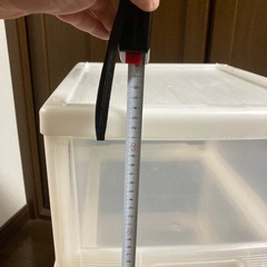  【収納力◎】3段クリア収納ボックス（高さ約60cm）早い者勝ち！の画像