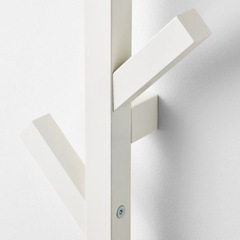 IKEA イケア フック ホワイト 白 78cm TJUSIG シューシグ インテリア 収納家具 ハンガーラック コートハンガー  の画像