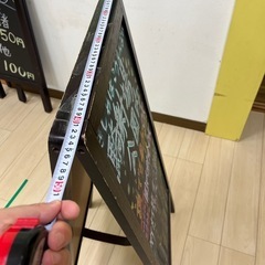 10/20までに取りに来れる方限定！📢【格安1,000円！】店舗の集客に！両面使えるA型スタンド黒板の画像