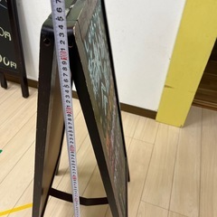 10/20までに取りに来れる方限定！📢【格安1,000円！】店舗の集客に！両面使えるA型スタンド黒板の画像