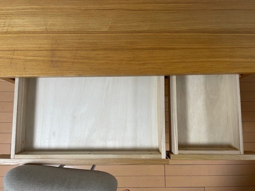 【交渉中】無印良品 MUJI オーク材木製デスク　勉強机