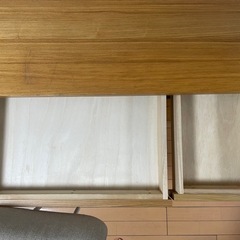 無印良品 MUJI オーク材木製デスク　勉強机の画像