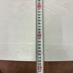 ★かわいい★テーブル・机・丸テーブル 脚部折りたたみ式・高さ36cm×幅110cm×奥行き48cm の画像