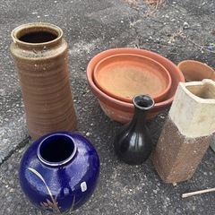 無料　植木鉢　花瓶など全てまとめての画像