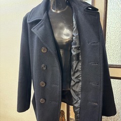 ⭕️美品⭕️今年流行り　ショット希少スリムフィットPコート　レア品　サイズ36の画像