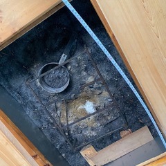 囲炉裏テーブル　檜　木製　ローテーブル　座卓の画像