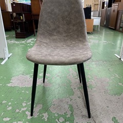 【ドリーム川西店御来店限定】☆ジモティー見たよ♪割引☆  ダイニングチェア グレー クリーニング済み 【99560000031261】の画像