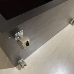 テレビ台 90cm キャスター付き ダークブラウンの画像