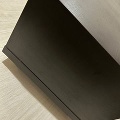 テレビ台 90cm キャスター付き ダークブラウンの画像