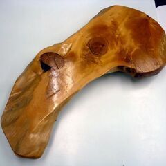☆花台 飾り台 一枚板 幅670mm 奥行320mm 高さ100mm ミニテーブル 盆栽台 茶呑み台 札幌市 豊平区 平岸の画像