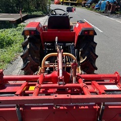 シバウラ　トラクター 23馬力 4WD 耕深自動　自動水平 逆転PTOパワステ デフロック　バックアップ 倍速ターン　ポンパ　D238 ディーゼル 代掻き　耕運 畝立て　畑 宮崎　農機具の画像