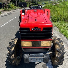シバウラ　トラクター 23馬力 4WD 耕深自動　自動水平 逆転PTOパワステ デフロック　バックアップ 倍速ターン　ポンパ　D238 ディーゼル 代掻き　耕運 畝立て　畑 宮崎　農機具の画像