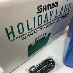 未使用保管品！　伸和 HOLIDAY LAND 120 クーラーボックス 11L キャリータイプ 釣り キャンプ BBQ アウトドア ④の画像
