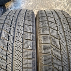 1001-3）軽自動車全般14インチアルミスタッドレス155/65R14ブリヂストンVRX中古4本セット！中古良品の画像