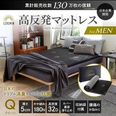 【ほぼ未使用】GOKUMIN 高反発マットレス クイーン 5cmの画像