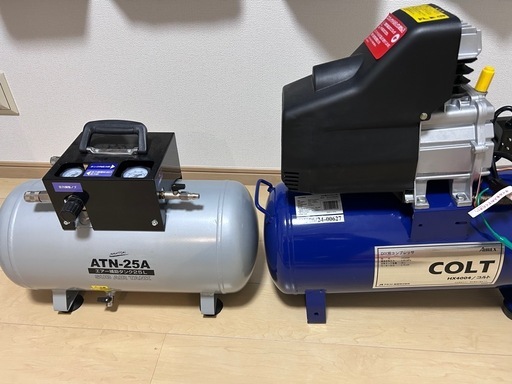箱無し新品未使用　コンプレッサーとサブタンク