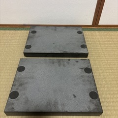 黒御影石 厚さ3cm 2枚 オーディオボード スピーカーすたんどスタンドの画像