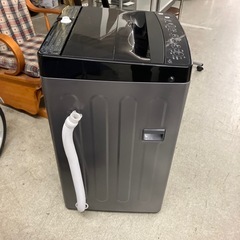 サ2510-177 Haier 洗濯機 BW-45A 2024年製 ブラック 動作確認済み キズ汚れ有りの画像
