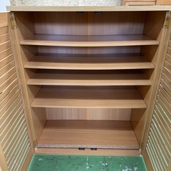 【ドリーム川西店御来店限定】☆ジモティー見たよ♪割引☆  シューズボックス  クリーニング済み 【99560000031256】の画像