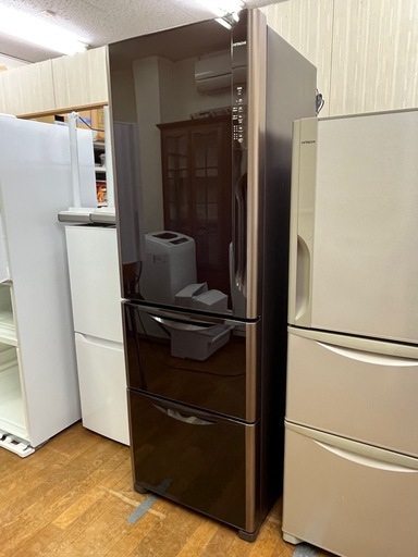#20 激安3ドア!! 左開き!! 自動製氷 HITACHI 2015年  365L R-S3700FVL(XT) ノンフロン冷凍冷蔵庫