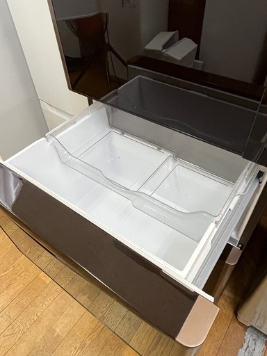 #20 激安3ドア!! 左開き!! 自動製氷 HITACHI 2015年  365L R-S3700FVL(XT) ノンフロン冷凍冷蔵庫