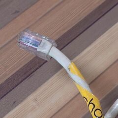 ⑥《エレコム》屋内用 LANケーブル 8.4m／両端コネクター付き／Laneed  UTP-C５E ♻️ほぼ未使用の長期保管品の画像