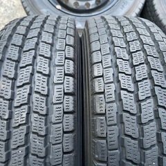 1001-4）軽トラ軽バン12インチスタッドレス145/80R12ヨコハマアイスガード中古4本セット！軽貨物車！の画像