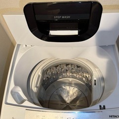 STEP WASH 日立 洗濯機 5kg の画像