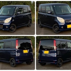 【車検付‼️】パレット 4WD ターボ H21 ネイビー コミコミ価格！の画像