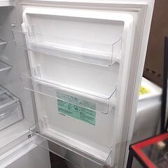 美品!!【2024年製 201L 2ドア冷蔵庫 AQUA】AQR-20R マットホワイト 3段冷凍室 インバーター採用 アクア 札幌 北20条店の画像