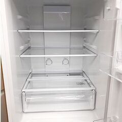 美品!!【2024年製 201L 2ドア冷蔵庫 AQUA】AQR-20R マットホワイト 3段冷凍室 インバーター採用 アクア 札幌 北20条店の画像