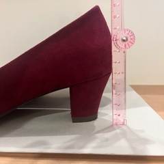 【お渡し15日まで】オリエンタルトラフィック×earth パンプス　37(23.5cm) レッドの画像