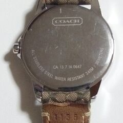 coach コーチ 電池交換済み 腕時計の画像